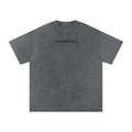“CV” CUTZBYVILL Snow Washed Oversized Cotton T-Shirt